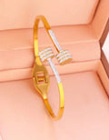 Elegant Gold Zicronia Bracelet