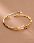 Gold-Plated Entangled Bracelet
