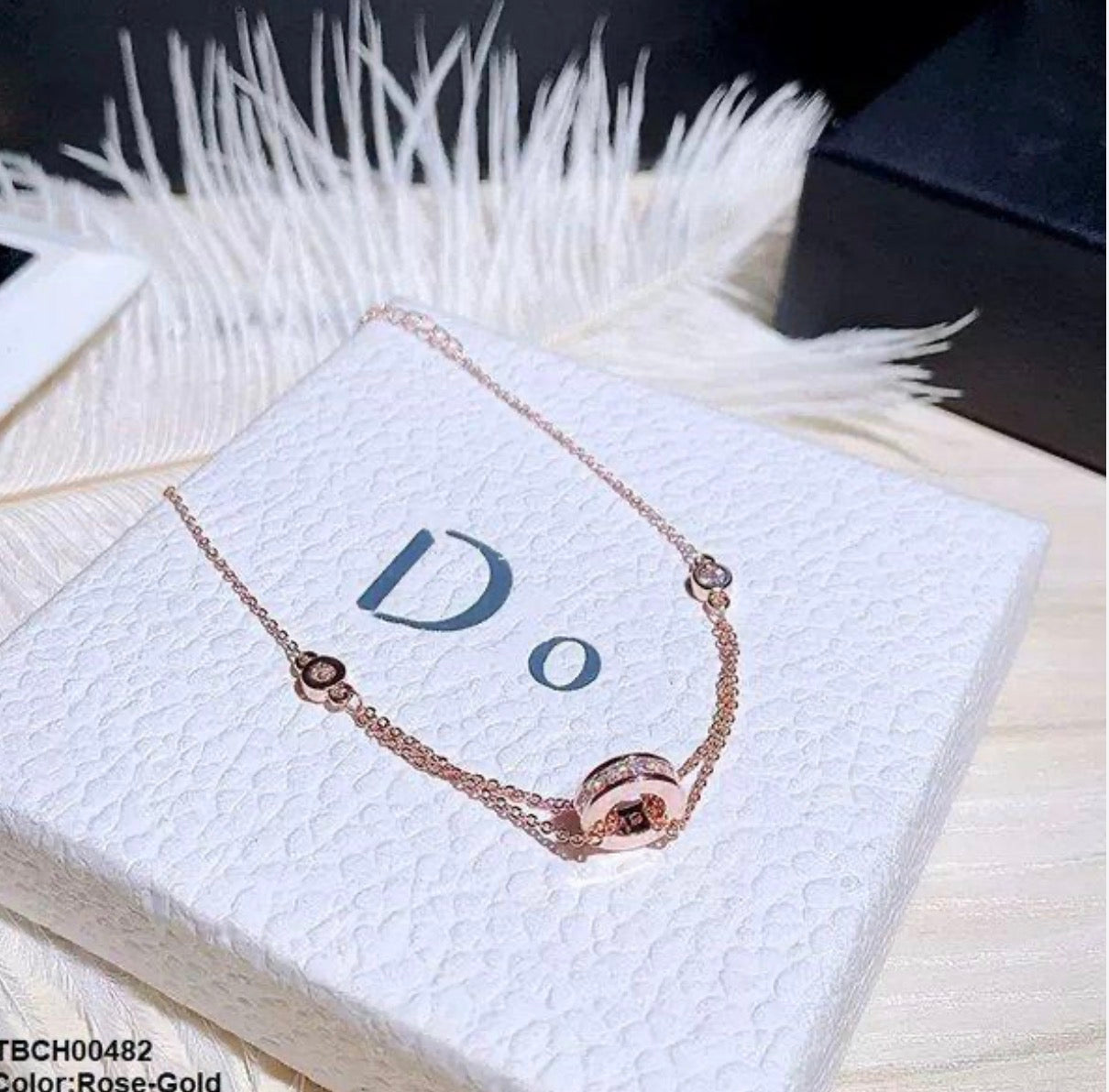 Dior-Styled Chain Bracelet